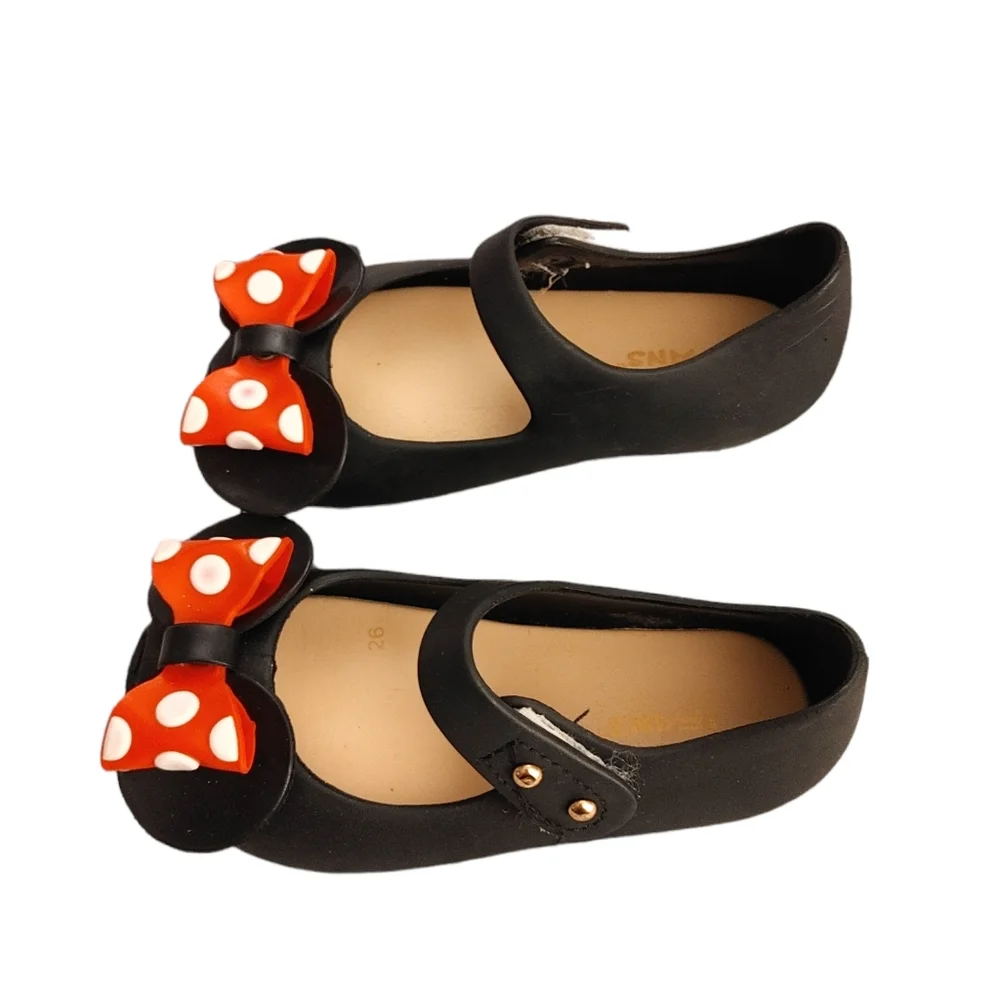 Toddler Girls' Size 8 Disney Minnie Mouse Mary Jane Velcroe Ballet Flats